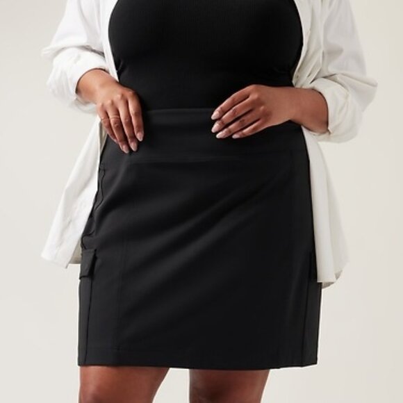 Athleta Delancey Black Cargo Skirt Size 1X - Picture 1 of 13